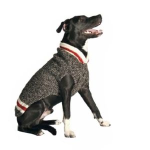 Chilly Dog Sweaters wool hand knit boyfriend dog sweater size large